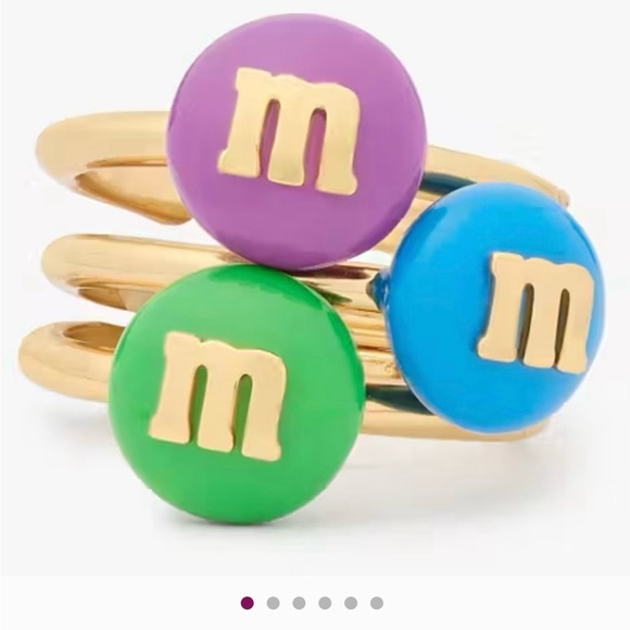 kate spade Jewelry - KATE SPADE M&M’s STACKING RING SET NWT